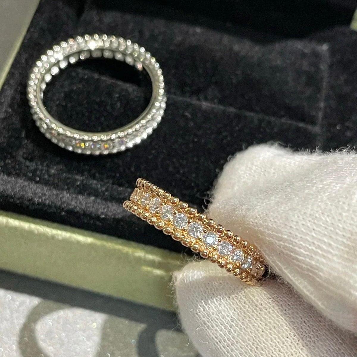 ¡®Twinkle jewelry¡¯PERLEE DIAMOND ROSE GOLD RING