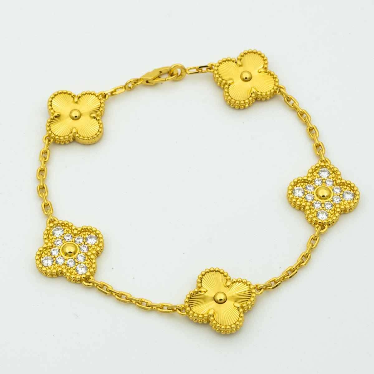 [Twinkle jewelry]New  CLOVER 5 MOTIF LASER BRACELET COLLECTION