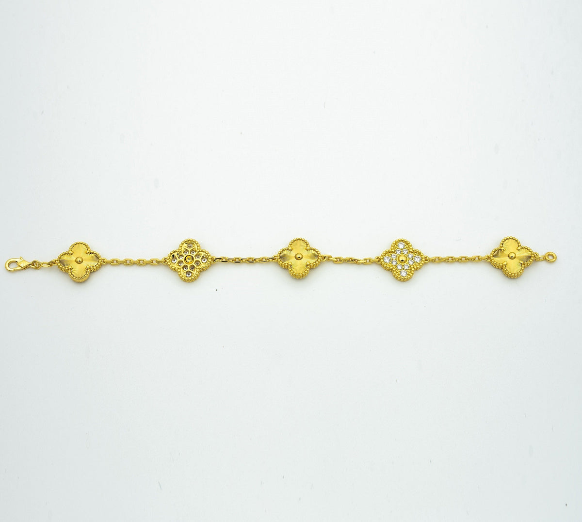 [Twinkle jewelry]New  CLOVER 5 MOTIF LASER BRACELET COLLECTION