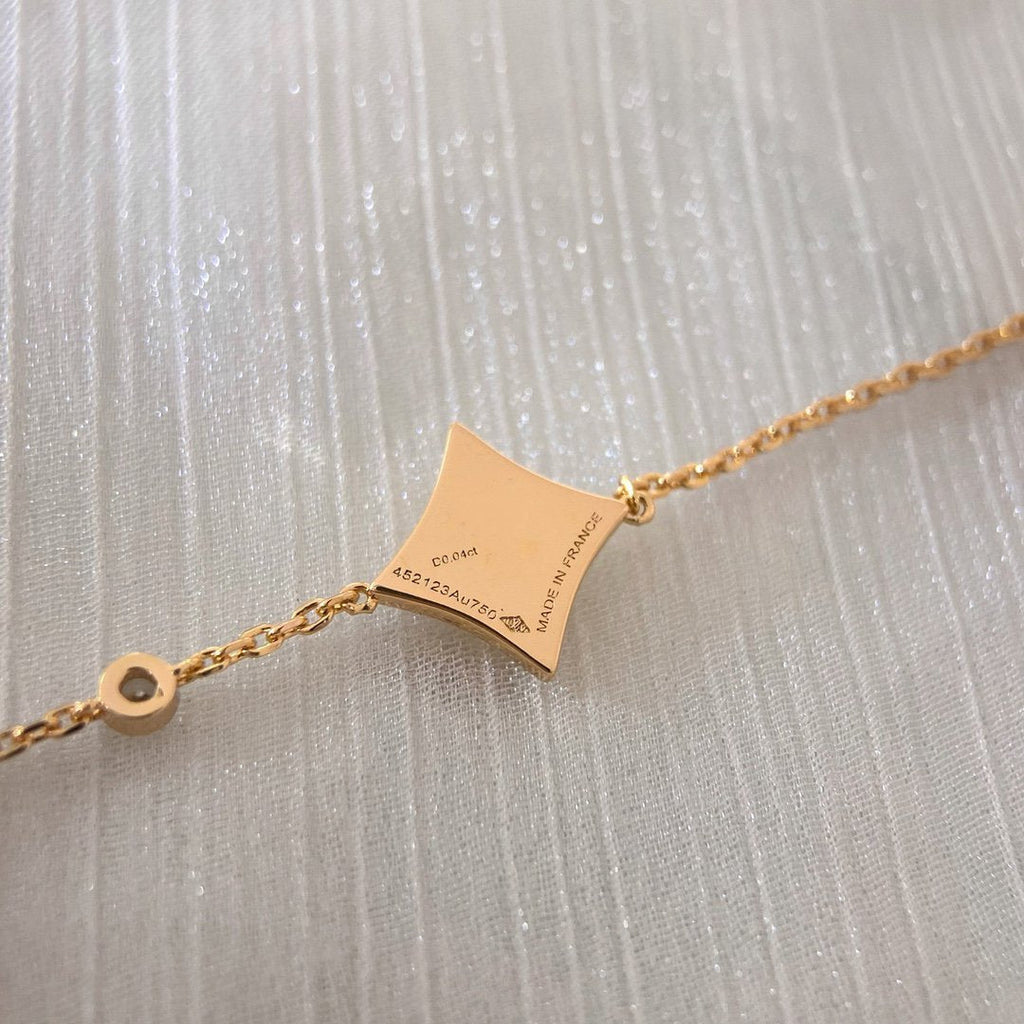 ¡®Twinkle jewelry¡¯COLOR STAR CARNELIAN PINK GOLD DIAMOND BRACELET