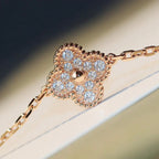 ¡®Twinkle jewelry¡¯CLOVER 20 MOTIFS DARK MOP DIAMOND  NECKLACE