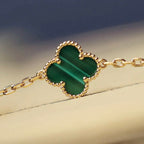 ¡®Twinkle jewelry¡¯CLOVER 20 MOTIFS MALACHITE DIAMOND NECKLACE