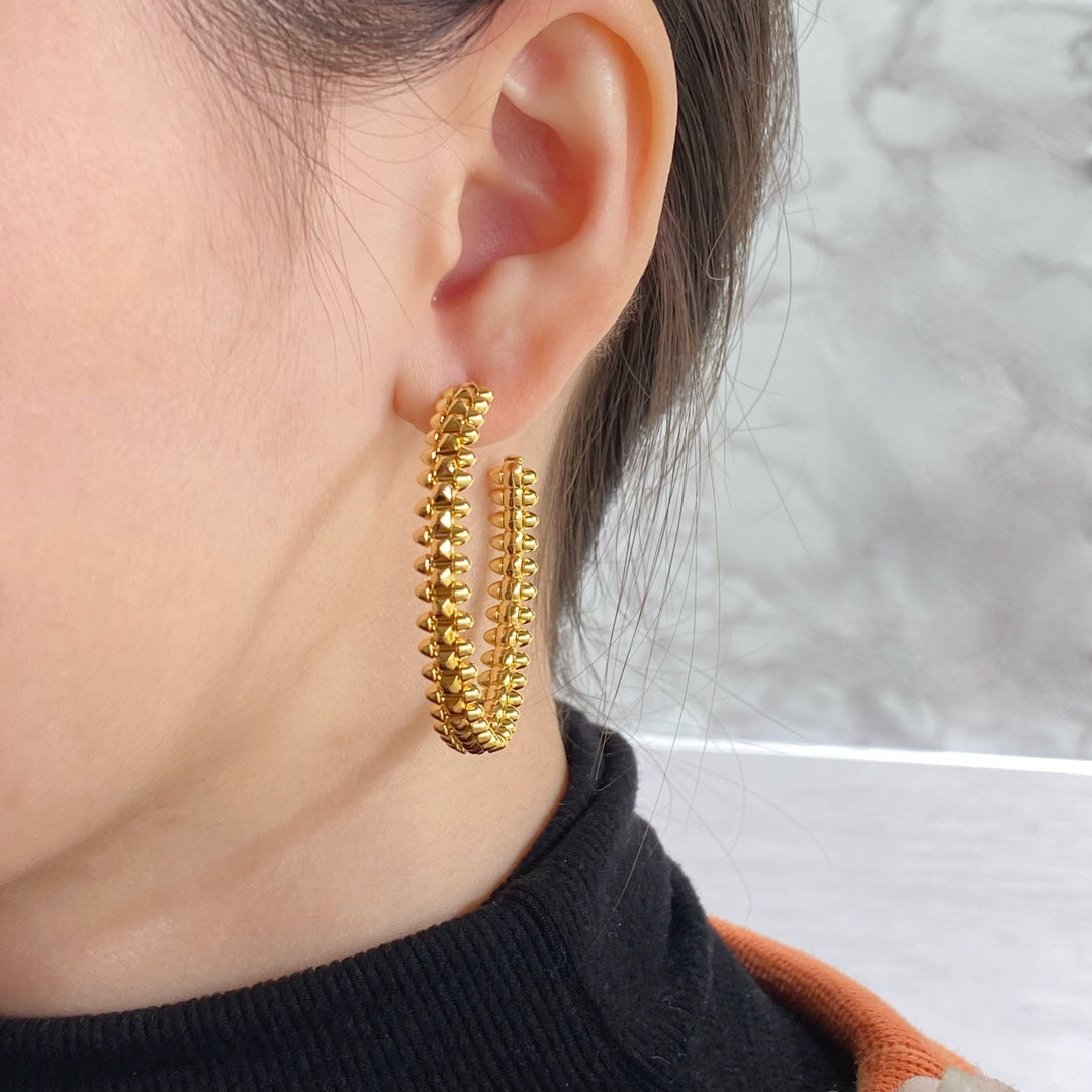 ¡®Twinkle jewelry¡¯CLASH HOOP EARRINGS