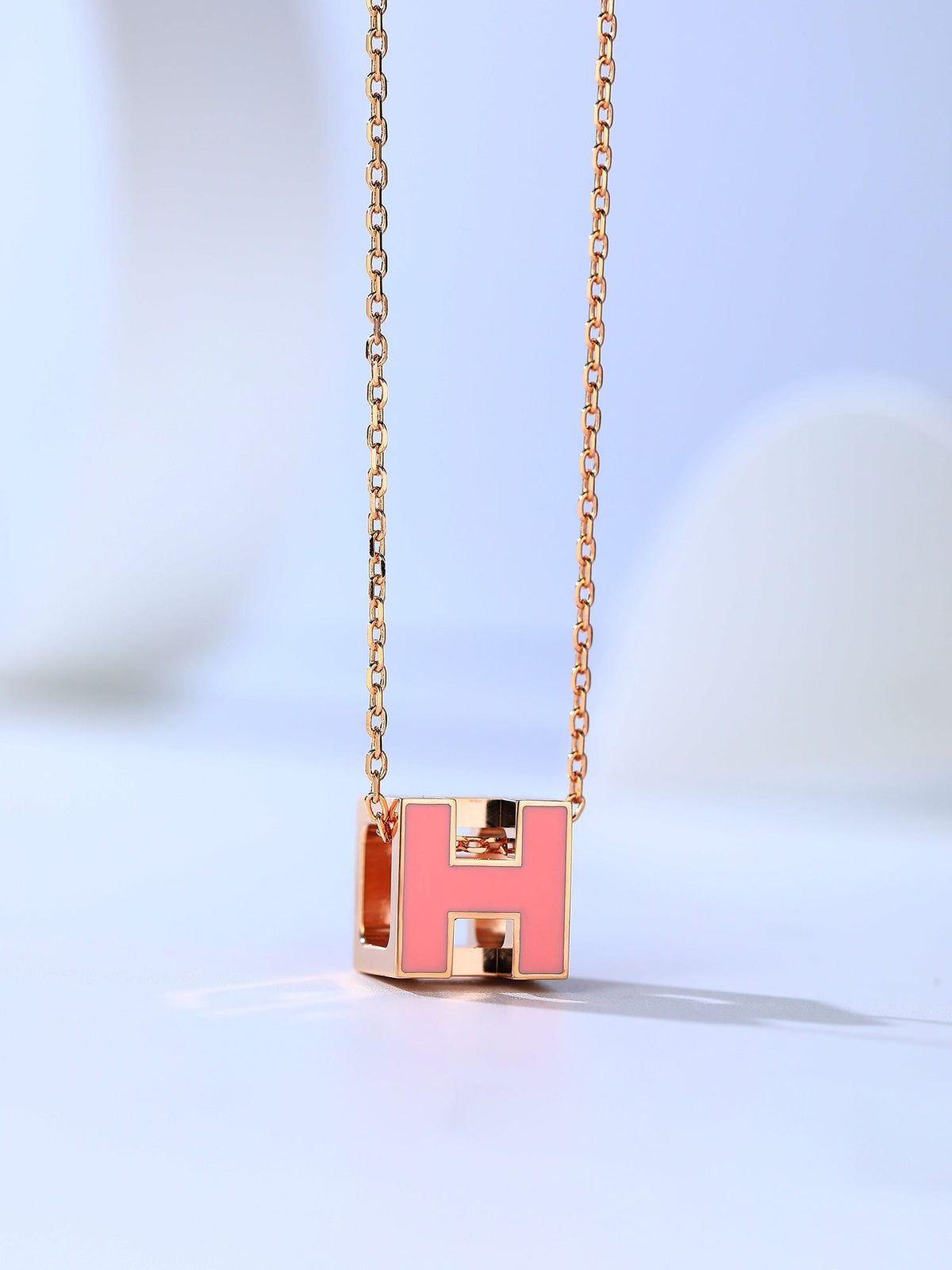 ¡®Twinkle jewelry¡¯H CAGE PINK GOLD NECKLACE