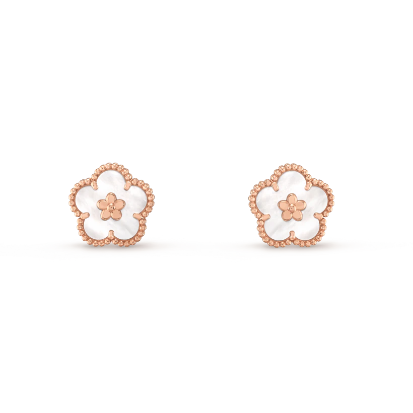 ¡®Twinkle jewelry¡¯LUCKY PINK GOLD WHITE MOP EARRINGS