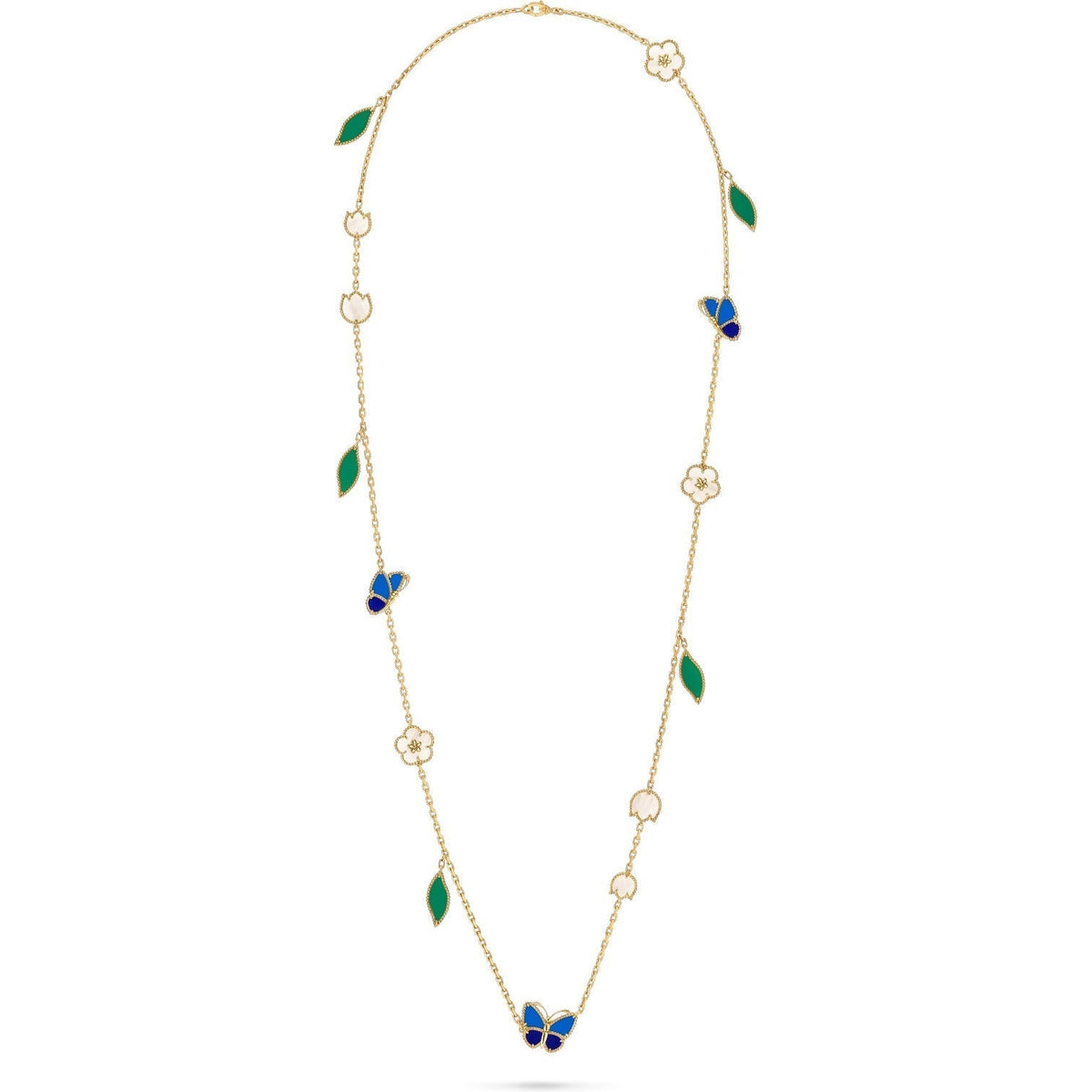 [Twinkle JURI]LUCKY SPRING BUTTERFLY 15 FLOWER NECKLACE