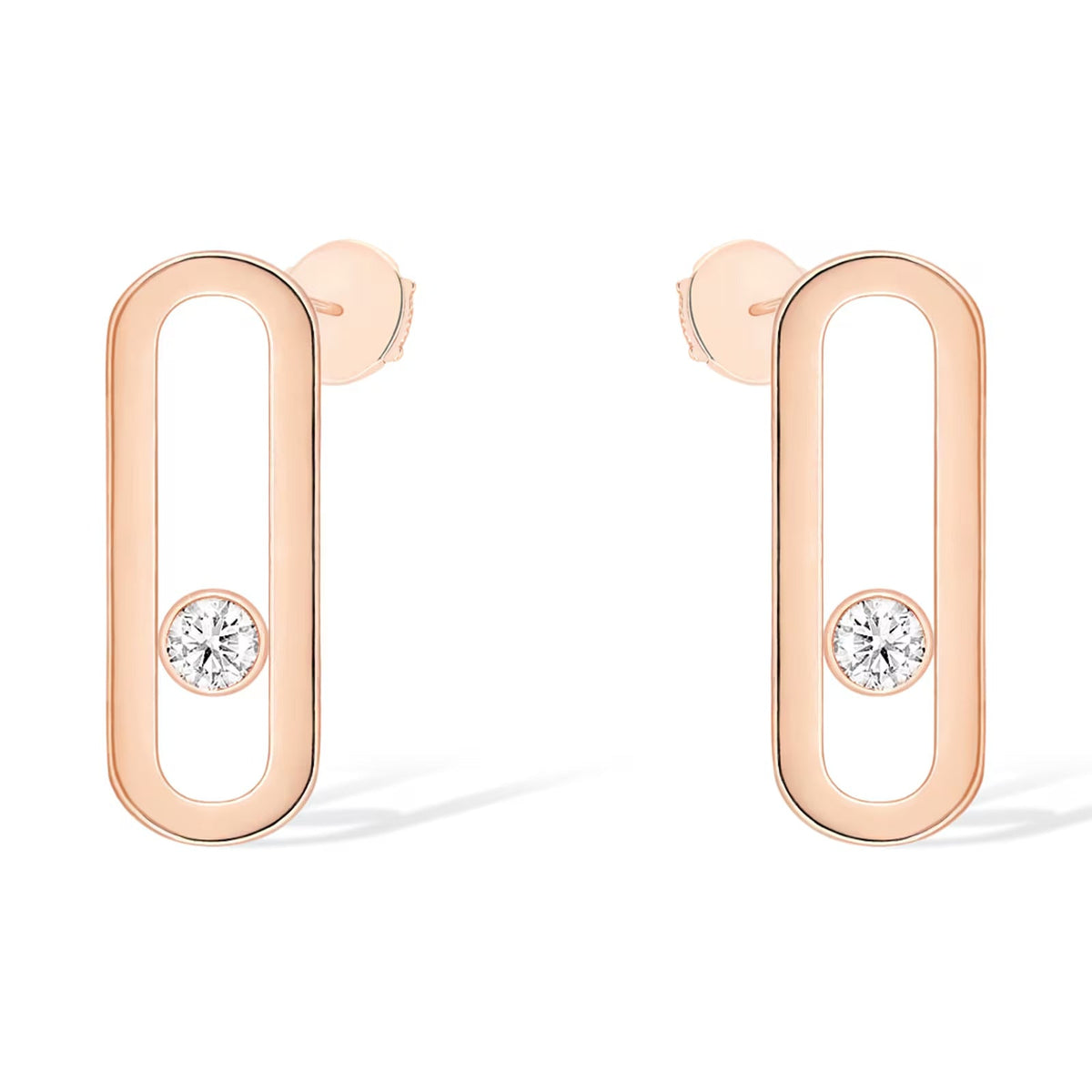 [Twinkle jewelrys]MOVE UNO SMALL 1 DIAMOND EARRINGS