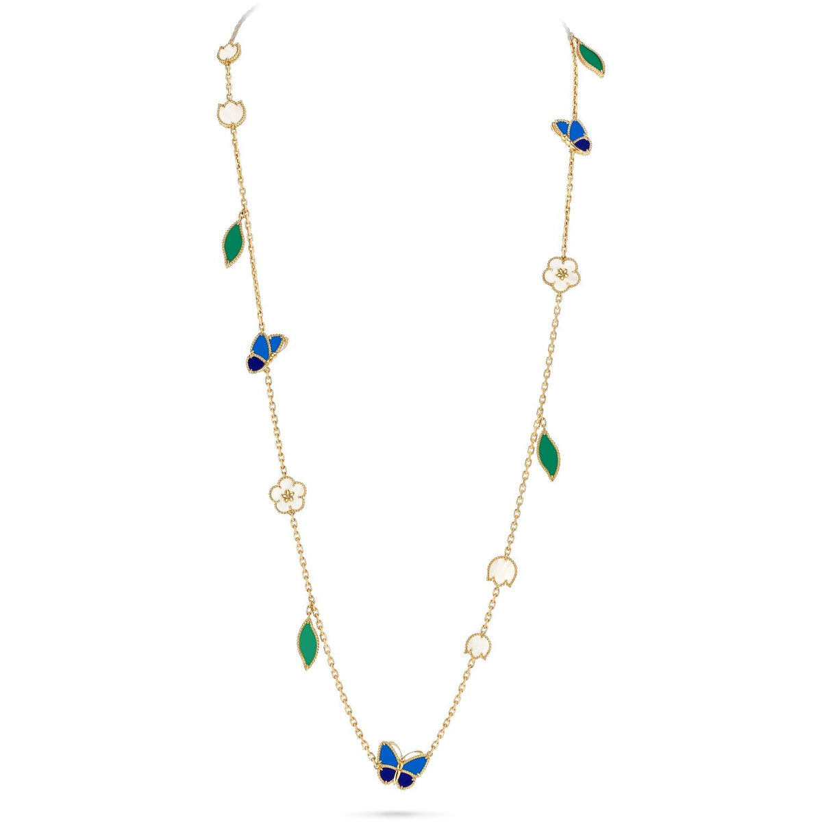 [Twinkle JURI]LUCKY SPRING BUTTERFLY 15 FLOWER NECKLACE