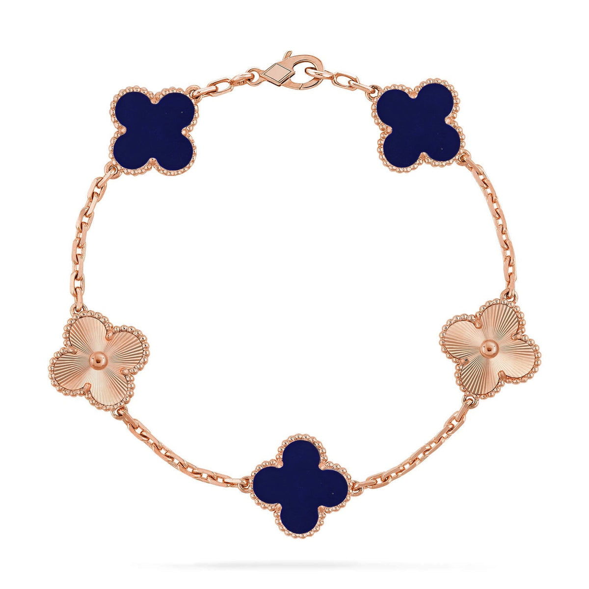 [Twinkle jewelry]New CLOVER 5 MOTIF LAPIS LAZULI BRACELET COLLECTION