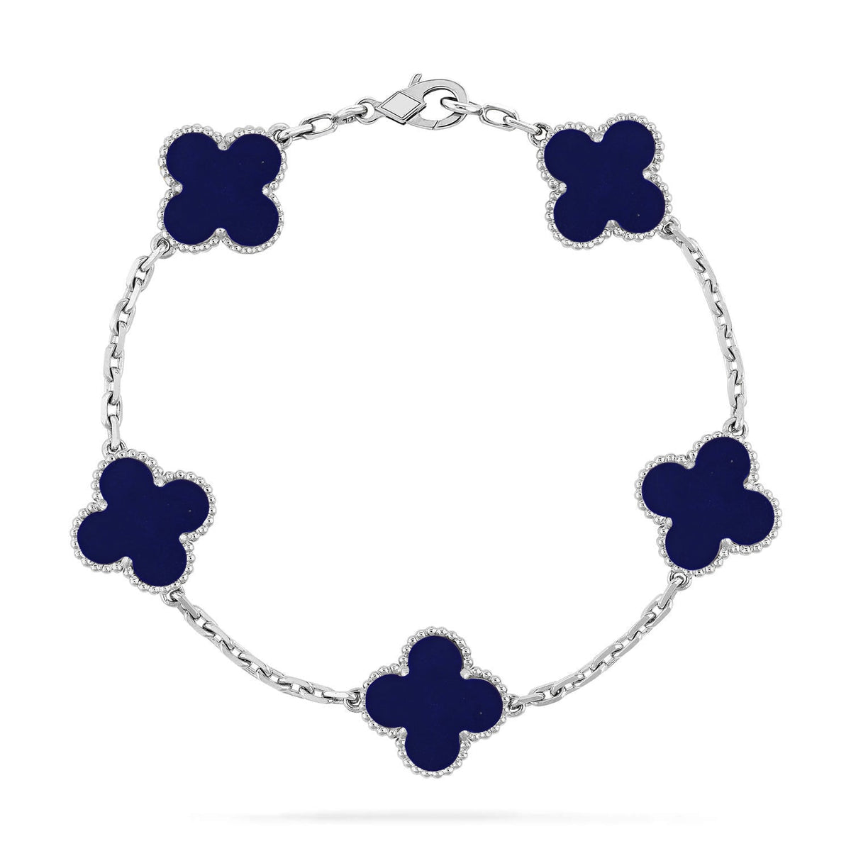 [Twinkle jewelry]New CLOVER 5 MOTIF LAPIS LAZULI BRACELET COLLECTION