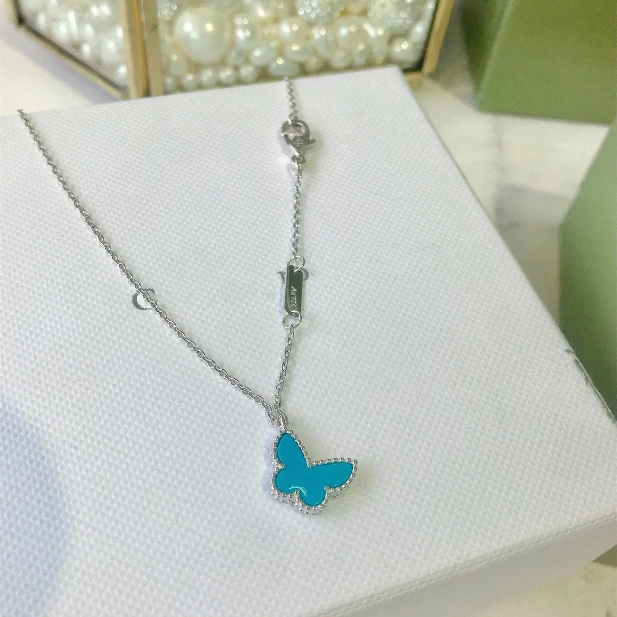 ¡®Twinkle jewelry¡¯BUTTERFLY TURQUOISE BUTTERFLY BRACELET SILVER