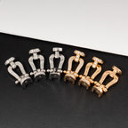 ¡®Twinkle jewelry¡¯FORCE LARGE HORSESHOE FULL DIAMOND BRACELET ROSE GOLD