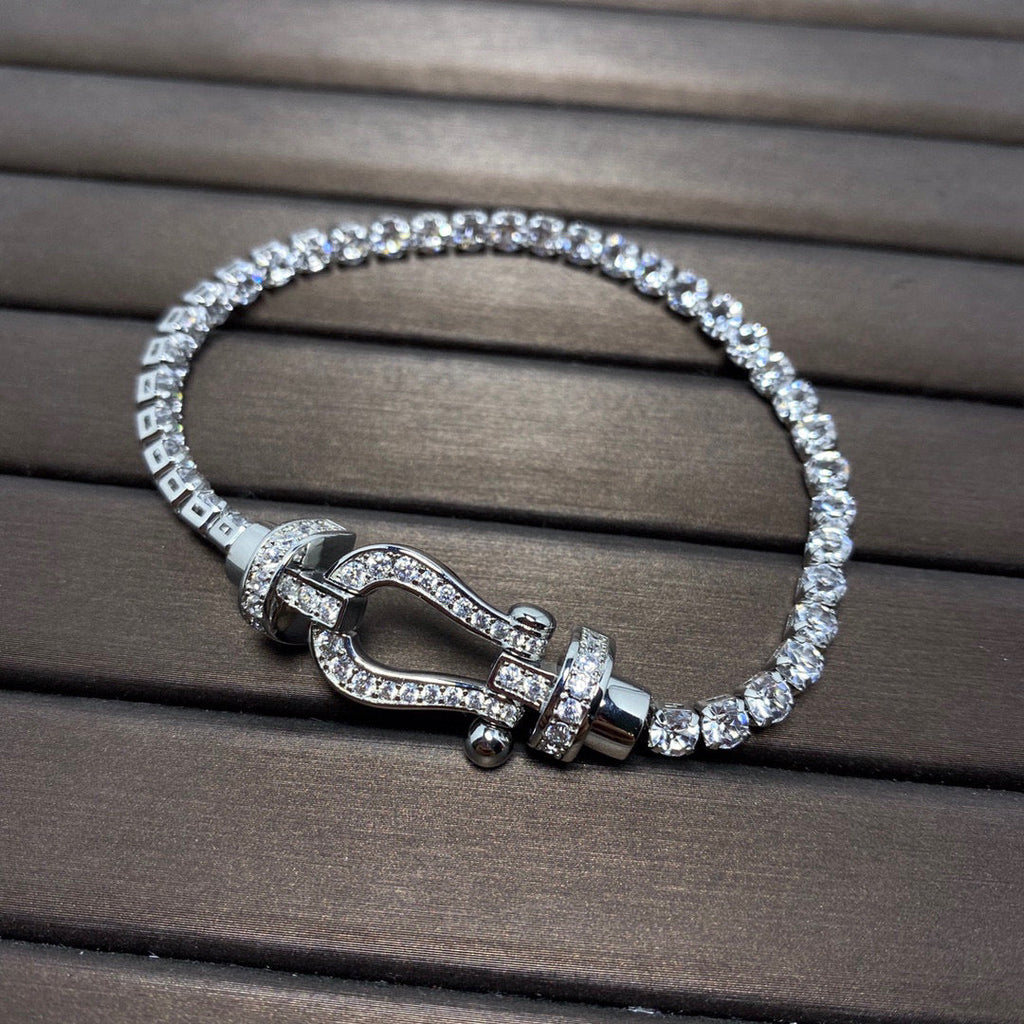¡®Twinkle jewelry¡¯FORCE  HORSESHOE  DIAMOND TENNIS BRACELET