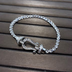 ¡®Twinkle jewelry¡¯FORCE  HORSESHOE  DIAMOND TENNIS BRACELET
