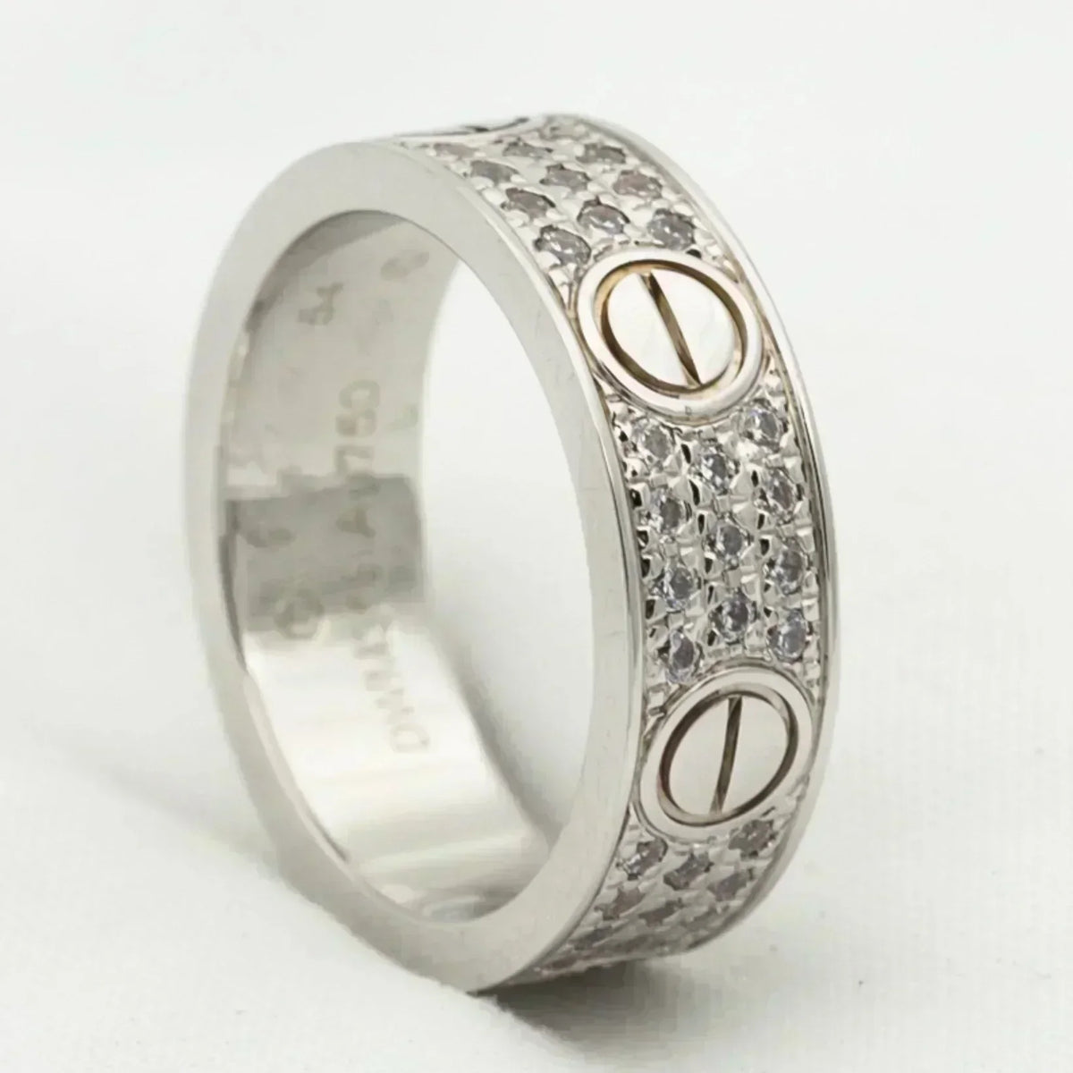 ¡®Twinkle jewelry¡¯LOVE RING 5.5MM DIAMONDS PAVED