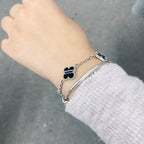 [Twinkle jewelry]New  CLOVER 5 MOTIF PULSAR STONE BRACELET COLLECTION