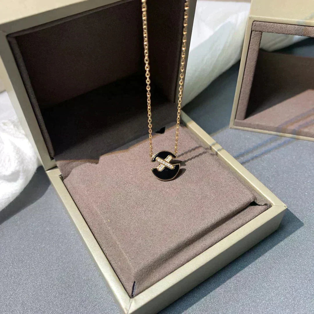 ¡®Twinkle jewelry¡¯JEUX DE ROSE GOLD DIAMOND NECKLACE
