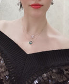 ¡®Twinkle jewelry¡¯JEUX DE ROSE GOLD DIAMOND NECKLACE