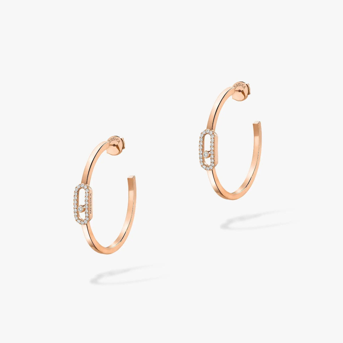 [Twinkle jewelrys]CREOLES MOVE UNO PM DIAMOND EARRINGS