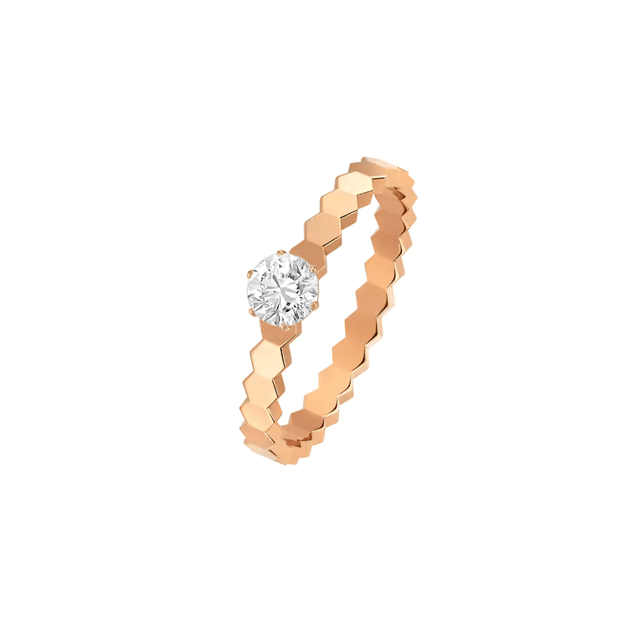 ¡®Twinkle jewelry¡¯BEE LOVE RING PINK GOLD 1 DIAMOND