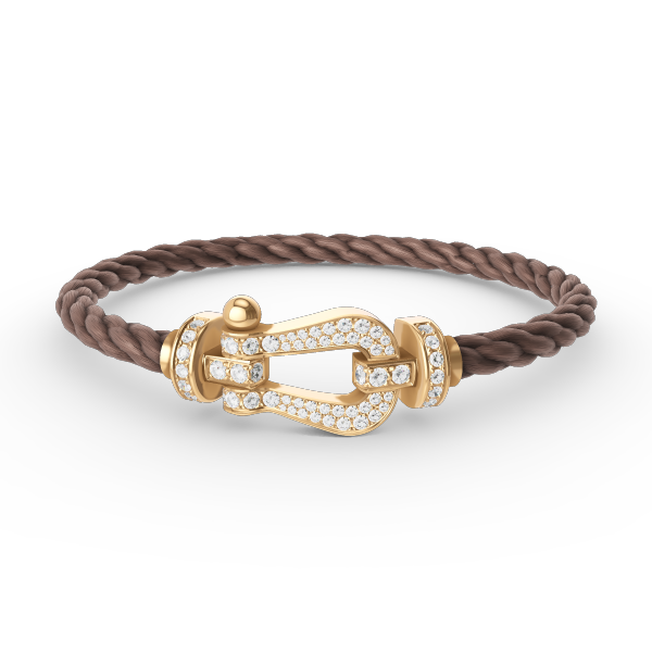 ¡®Twinkle jewelry¡¯FORCE LARGE HORSESHOE FULL DIAMOND BRACELET GOLD
