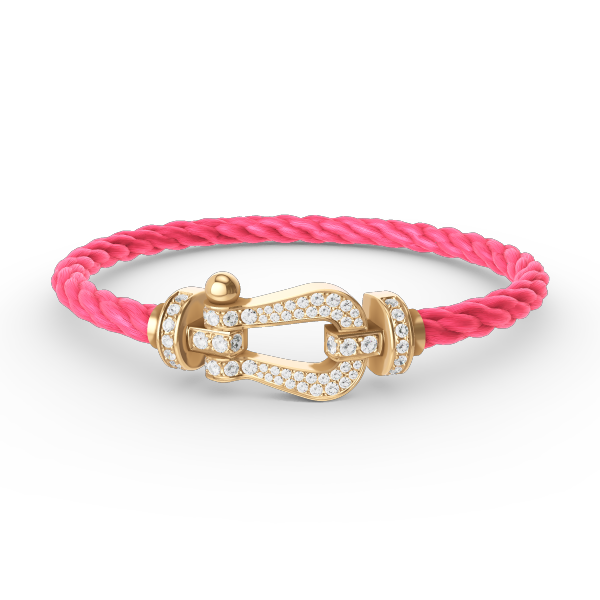 ¡®Twinkle jewelry¡¯FORCE LARGE HORSESHOE FULL DIAMOND BRACELET GOLD