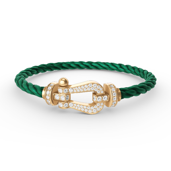 ¡®Twinkle jewelry¡¯FORCE LARGE HORSESHOE FULL DIAMOND BRACELET GOLD