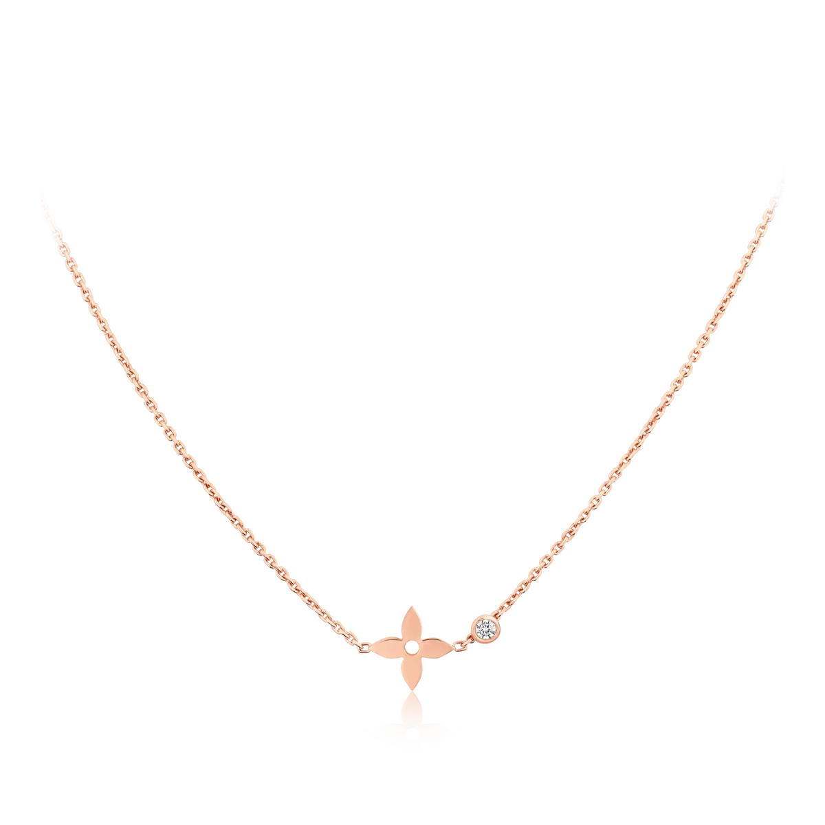 ¡®Twinkle jewelry¡¯BLOSSOM PENDANT PINK GOLD AND DIAMOND