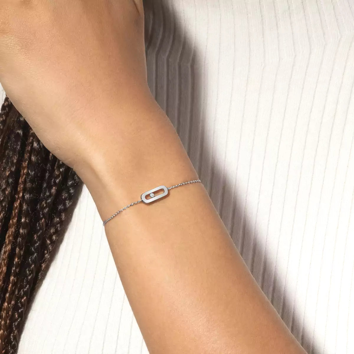[Twinkle jewelrys]Move Uno Diamond Bracelet