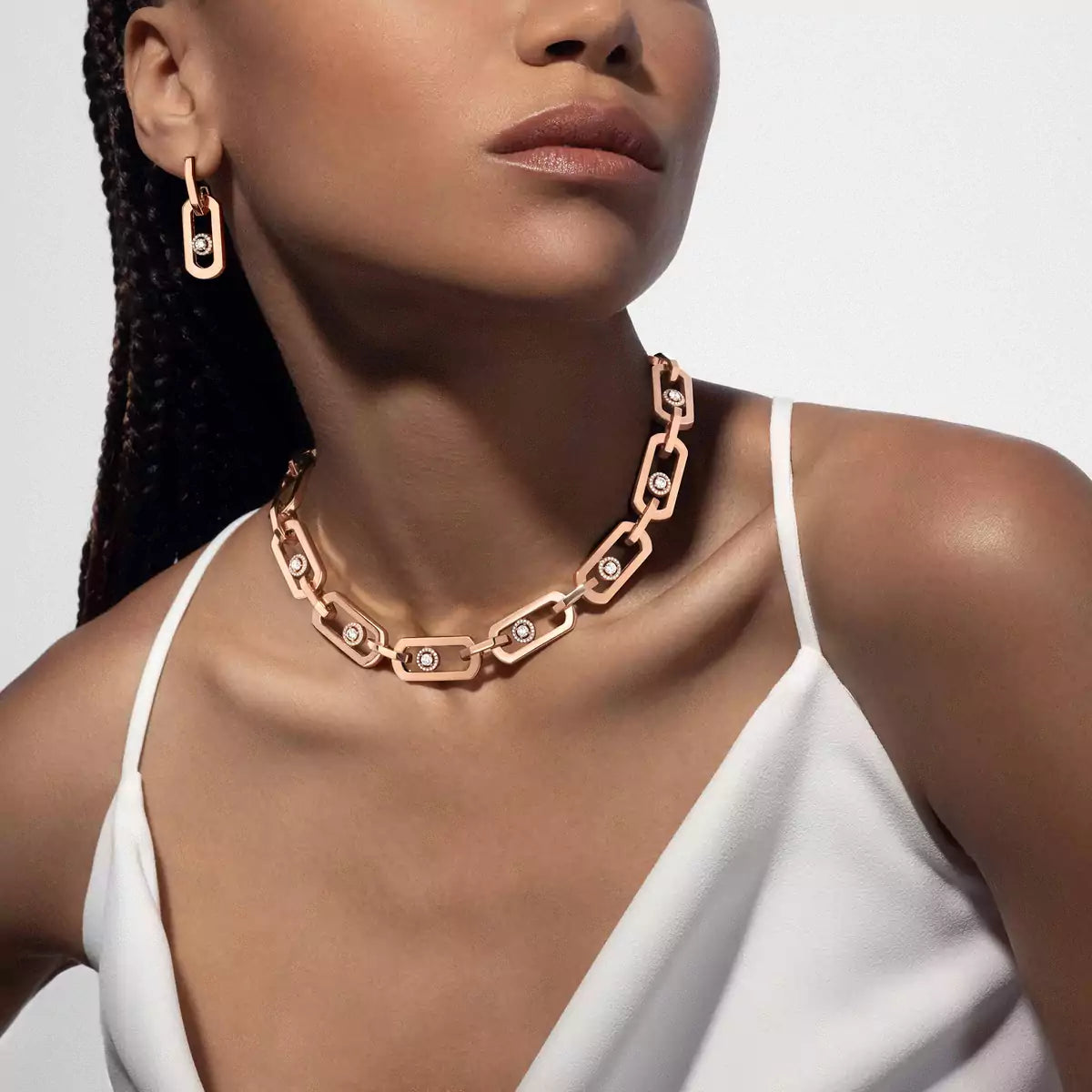 [Twinkle jewelrys]So Move XL Diamond Pendant Earrings