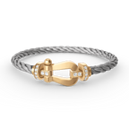 ¡®Twinkle jewelry¡¯FORCE LARGE HORSESHOE HALF DIAMOND BRACELET GOLD