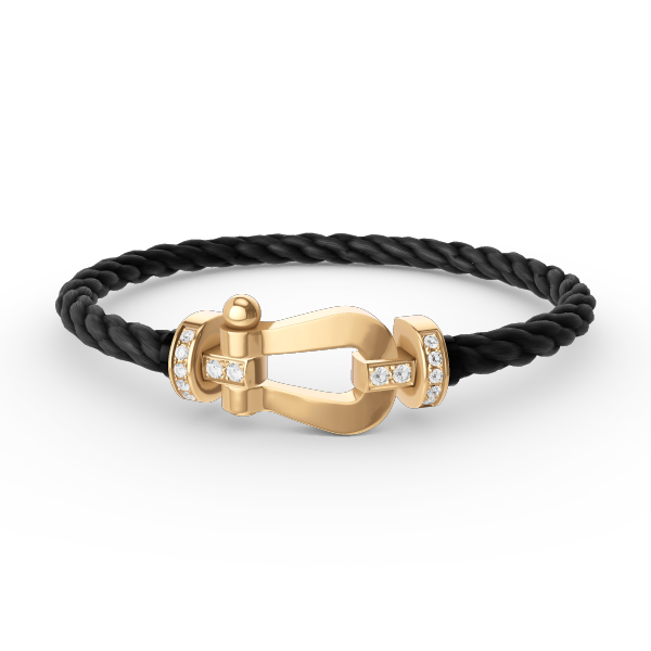 ¡®Twinkle jewelry¡¯FORCE LARGE HORSESHOE HALF DIAMOND BRACELET GOLD