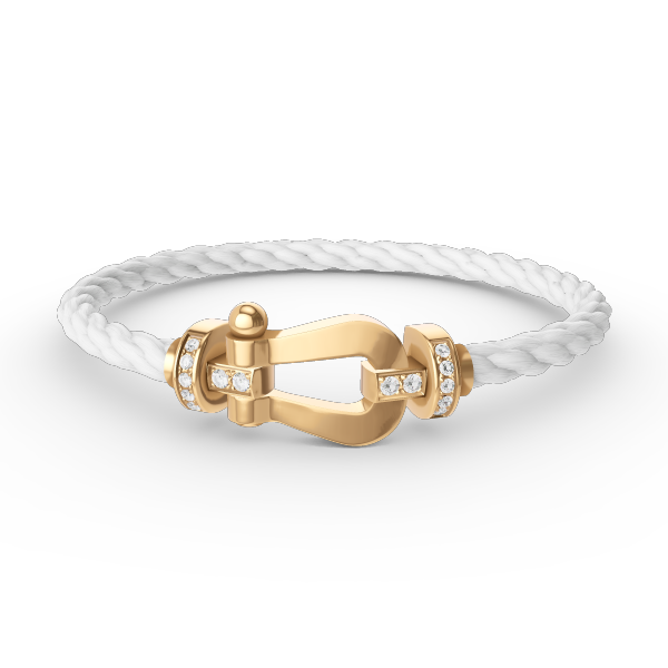 ¡®Twinkle jewelry¡¯FORCE LARGE HORSESHOE HALF DIAMOND BRACELET GOLD