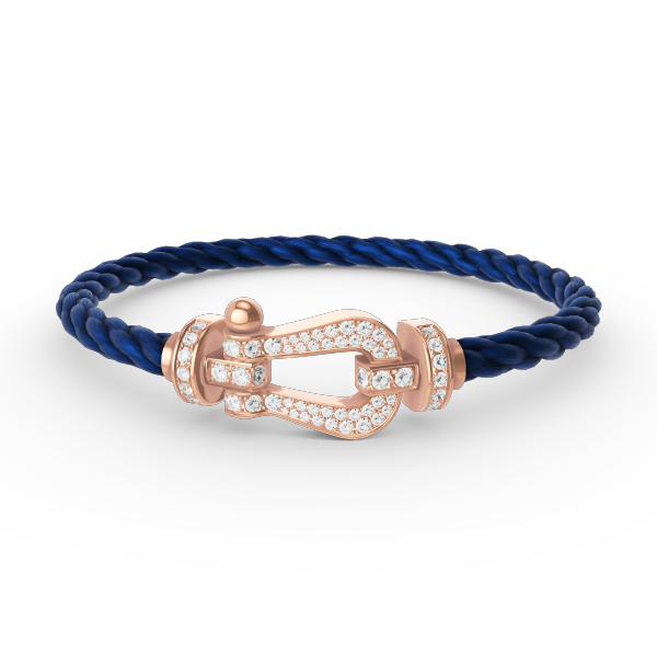 ¡®Twinkle jewelry¡¯FORCE LARGE HORSESHOE FULL DIAMOND BRACELET ROSE GOLD