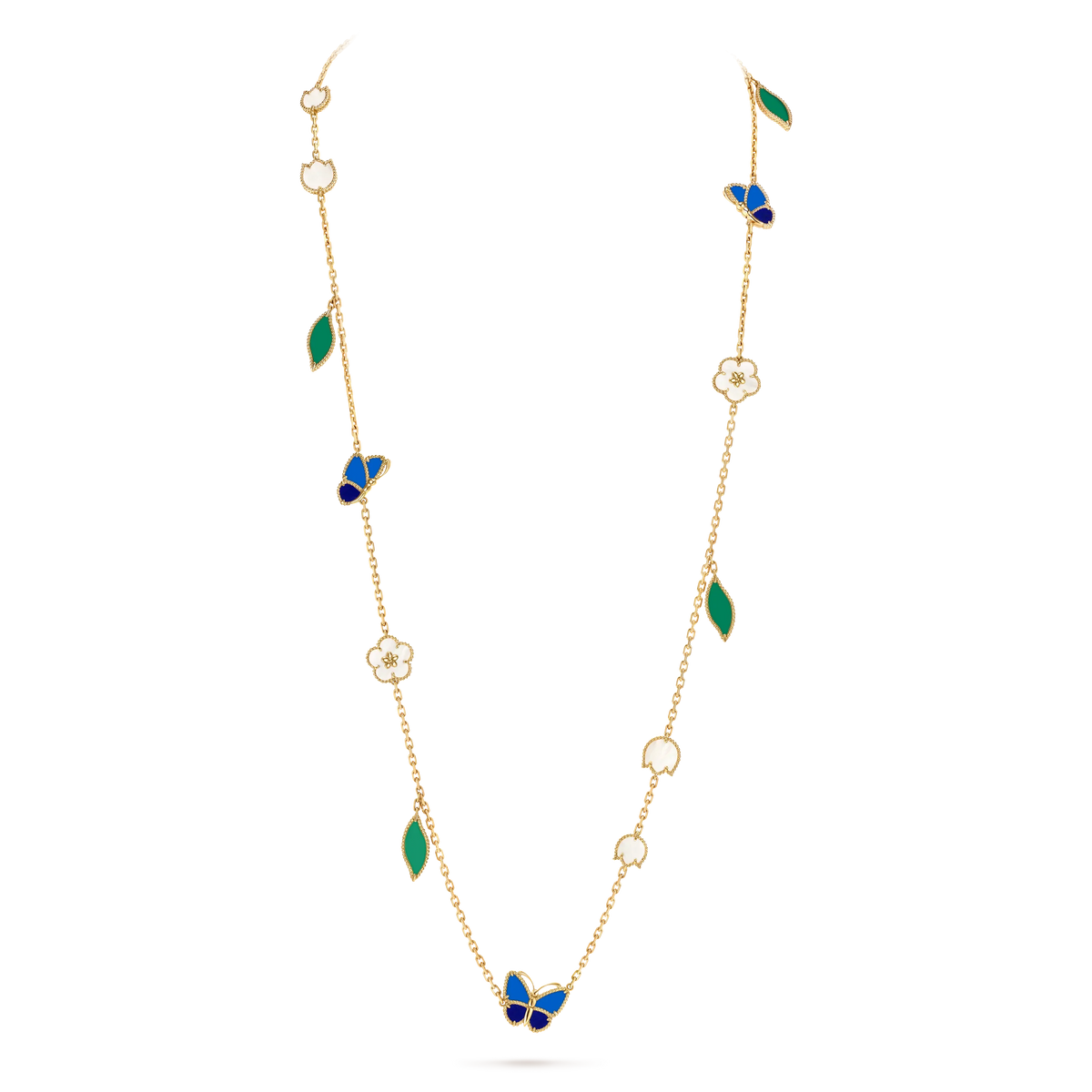 [Twinkle jewelry] 26 NEW CLOVER 15 MOTIFS LUCKY NECKLACE