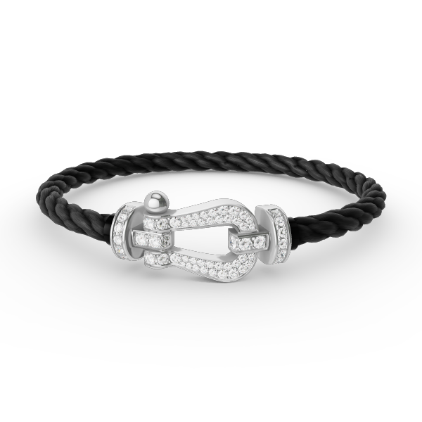 ¡®Twinkle jewelry¡¯FORCE LARGE HORSESHOE FULL DIAMOND BRACELET SILVER